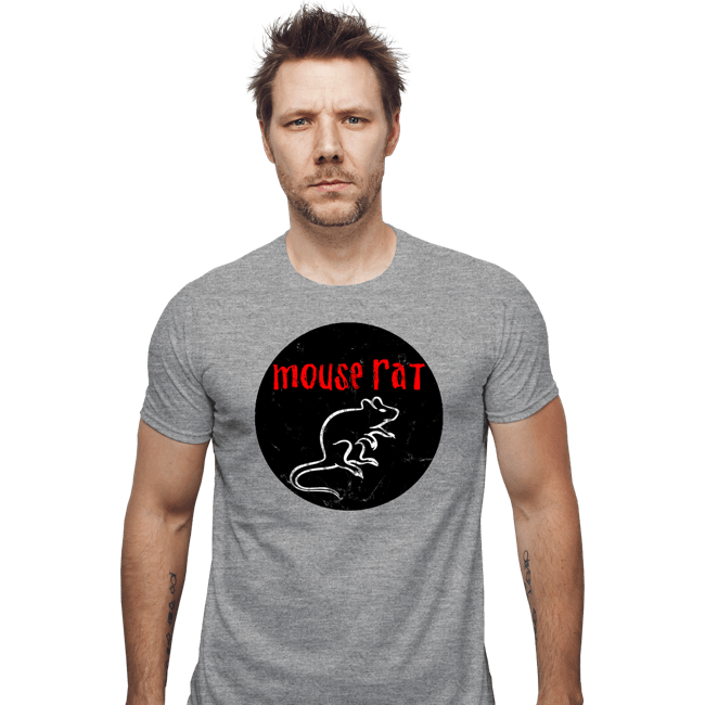 Secret_Shirts Fitted Shirts, Mens / Small / Sports Grey Mouse Rat