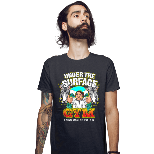 Shirts Fitted Shirts, Mens / Small / Dark Heather Luisa's Gym (Grey)