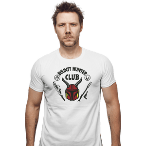 Daily_Deal_Shirts Fitted Shirts, Mens / Small / White Bounty Hunter Club