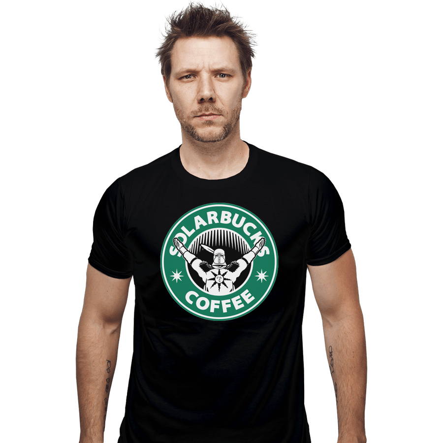 Shirts Fitted Shirts, Mens / Small / Black Wake Up And Praise The Coffee