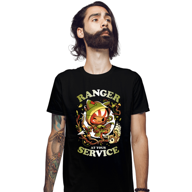 Daily_Deal_Shirts Fitted Shirts, Mens / Small / Black Ranger's Call