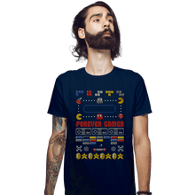 Load image into Gallery viewer, Shirts Fitted Shirts, Mens / Small / Navy A Very Gamer Christmas
