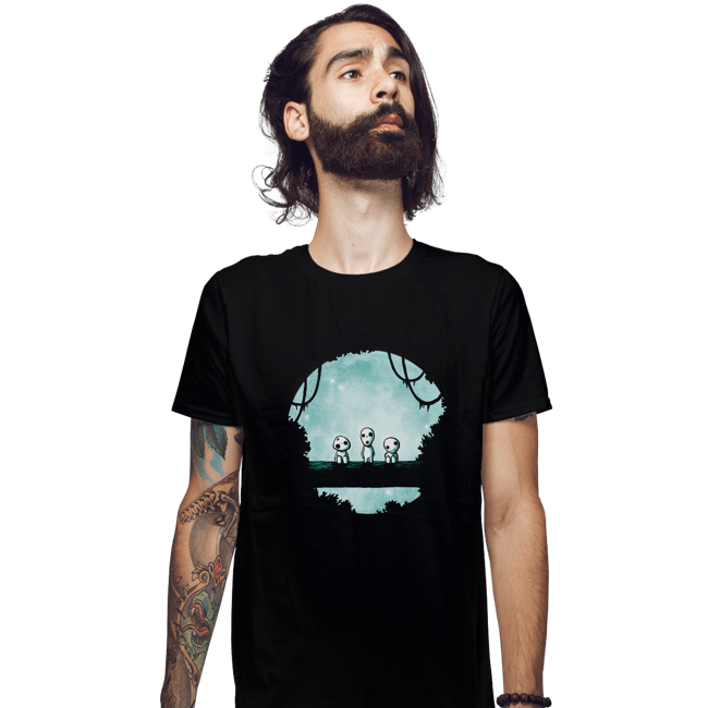 Shirts Fitted Shirts, Mens / Small / Black Spirit Night