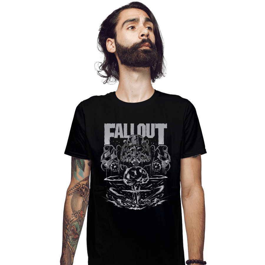Shirts Fitted Shirts, Mens / Small / Black Apocalyptic