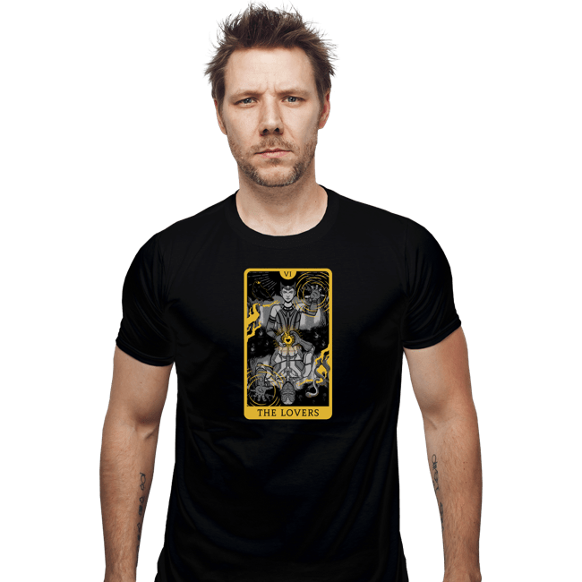 Shirts Fitted Shirts, Mens / Small / Black Tarot The Lovers