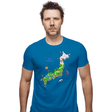 Load image into Gallery viewer, Secret_Shirts Fitted Shirts, Mens / Small / Sapphire Super Japan World!
