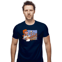 Load image into Gallery viewer, Secret_Shirts Fitted Shirts, Mens / Small / Navy Chedda Whizzy
