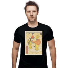 Load image into Gallery viewer, Shirts Fitted Shirts, Mens / Small / Black Bowser
