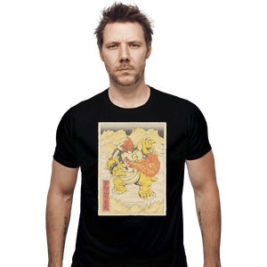 Shirts Fitted Shirts, Mens / Small / Black Bowser