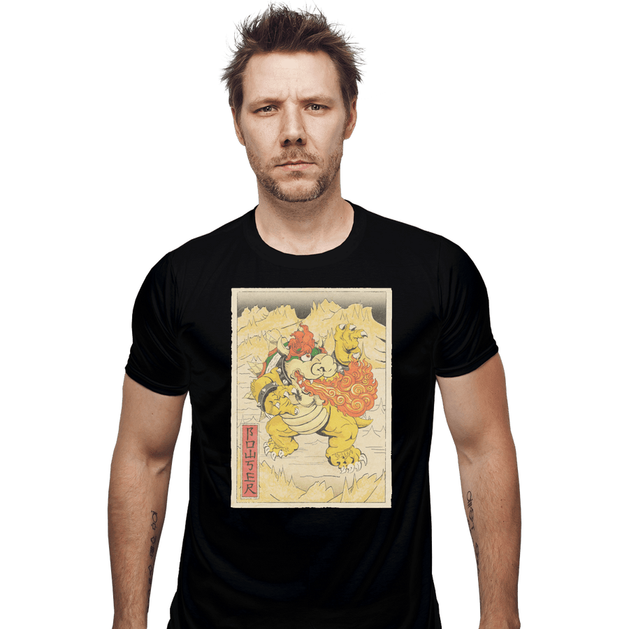 Shirts Fitted Shirts, Mens / Small / Black Bowser