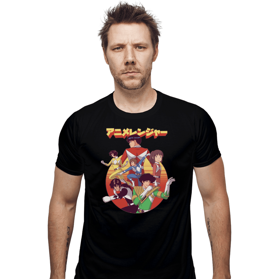 Shirts Fitted Shirts, Mens / Small / Black Animerenja