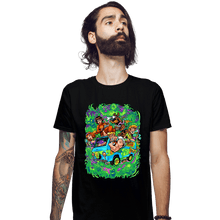 Load image into Gallery viewer, Daily_Deal_Shirts Fitted Shirts, Mens / Small / Black The Mystery Machine
