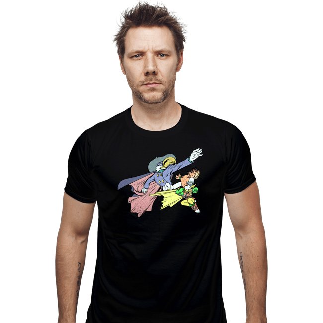 Daily_Deal_Shirts Fitted Shirts, Mens / Small / Black The Duck  Knight