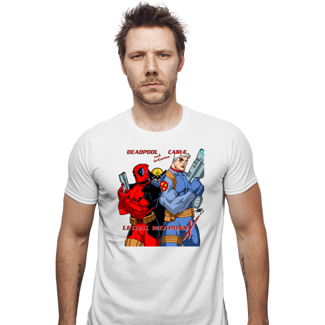 Secret_Shirts Fitted Shirts, Mens / Small / White Lethal Weapons X