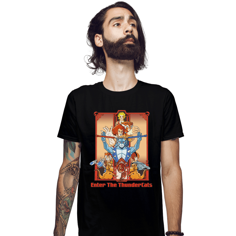 Shirts Fitted Shirts, Mens / Small / Black Enter The Thundercats