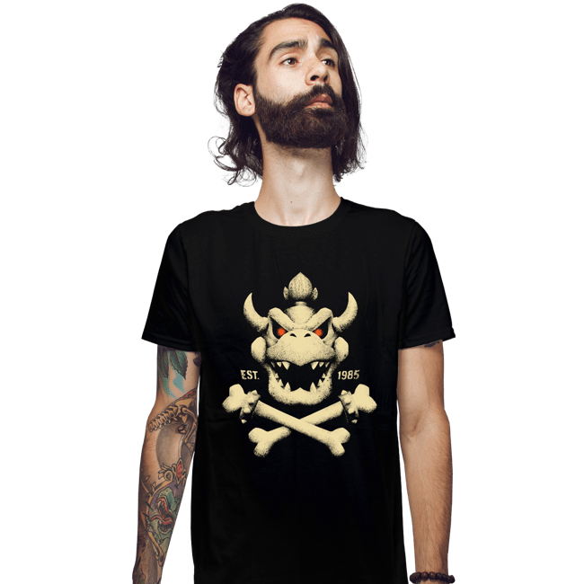 Daily_Deal_Shirts Fitted Shirts, Mens / Small / Black Tenacious B