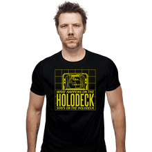 Load image into Gallery viewer, Secret_Shirts Fitted Shirts, Mens / Small / Black What Happens On The Holodeck
