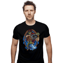 Load image into Gallery viewer, Daily_Deal_Shirts Fitted Shirts, Mens / Small / Black Ganondorf Crest
