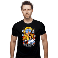 Load image into Gallery viewer, Secret_Shirts Fitted Shirts, Mens / Small / Black Loathing In Wonderland
