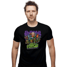Load image into Gallery viewer, Secret_Shirts Fitted Shirts, Mens / Small / Black TMNT Vs NYC Villains
