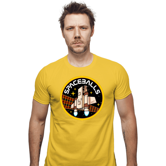 Daily_Deal_Shirts Fitted Shirts, Mens / Small / Daisy Vintage Spaceballs