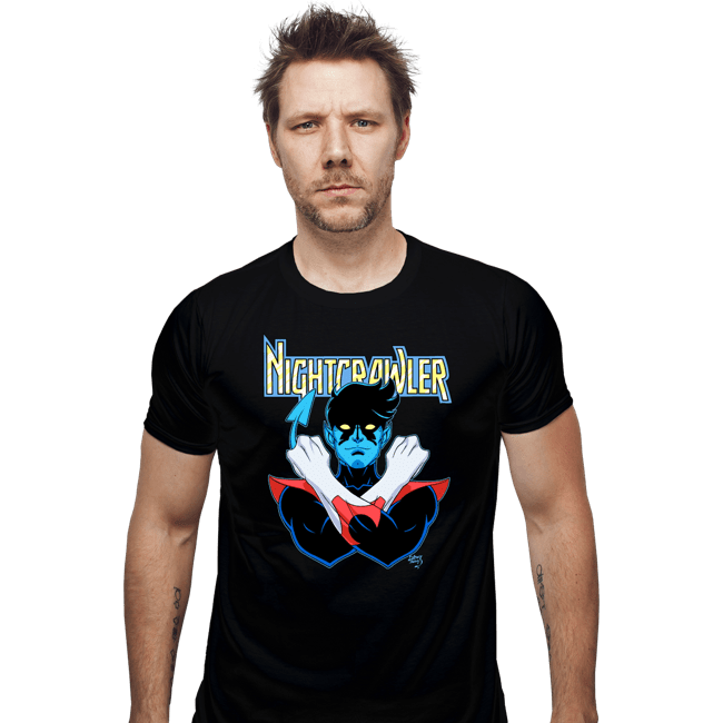 Daily_Deal_Shirts Fitted Shirts, Mens / Small / Black Nightcrawler 97