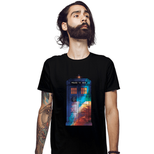 Secret_Shirts Fitted Shirts, Mens / Small / Black T A R D I S