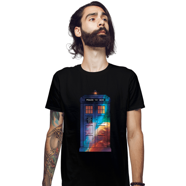 Secret_Shirts Fitted Shirts, Mens / Small / Black T A R D I S