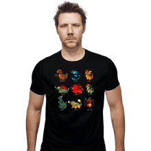 Load image into Gallery viewer, Shirts Fitted Shirts, Mens / Small / Black Dino Role Play
