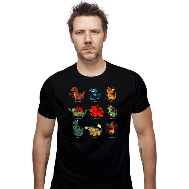 Shirts Fitted Shirts, Mens / Small / Black Dino Role Play