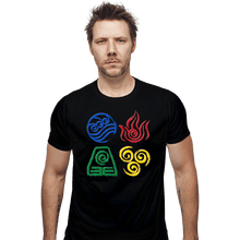 Load image into Gallery viewer, Secret_Shirts Fitted Shirts, Mens / Small / Black Four Nations
