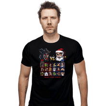 Load image into Gallery viewer, Daily_Deal_Shirts Fitted Shirts, Mens / Small / Black Battle For Christmas
