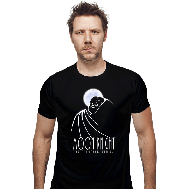 Secret_Shirts Fitted Shirts, Mens / Small / Black Moon Knight The Animated Series
