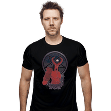 Load image into Gallery viewer, Shirts Fitted Shirts, Mens / Small / Black Infernal boy
