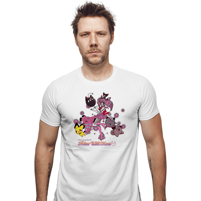 Shirts Fitted Shirts, Mens / Small / White Trainer Chibi Moon