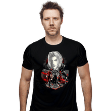 Load image into Gallery viewer, Daily_Deal_Shirts Fitted Shirts, Mens / Small / Black Sephiroth
