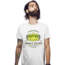 Load image into Gallery viewer, Shirts Fitted Shirts, Mens / Small / White Small Olive
