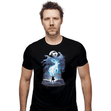 Load image into Gallery viewer, Shirts Fitted Shirts, Mens / Small / Black The 3rd Book Of Magic
