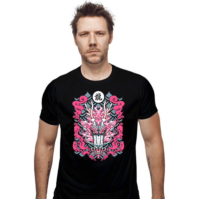 Shirts Fitted Shirts, Mens / Small / Black Dragon Heroes