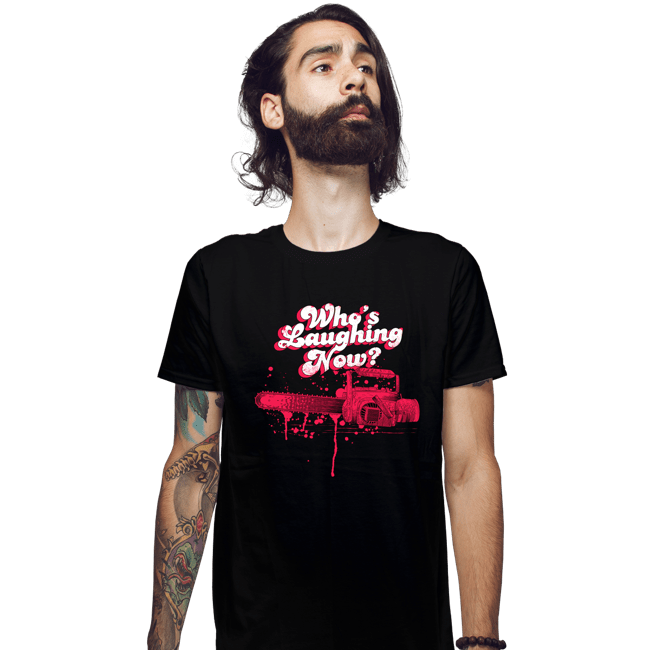 Shirts Fitted Shirts, Mens / Small / Black Who's Laughing Now?