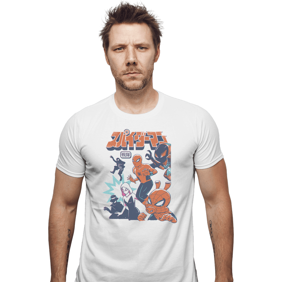 Shirts Fitted Shirts, Mens / Small / White Spider Squadron