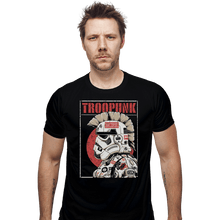 Load image into Gallery viewer, Shirts Fitted Shirts, Mens / Small / Black Troopunk
