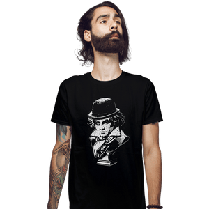 Shirts Fitted Shirts, Mens / Small / Black Ludwig Van - A Clockwork Orange