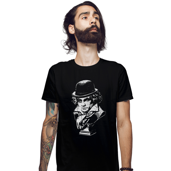 Shirts Fitted Shirts, Mens / Small / Black Ludwig Van - A Clockwork Orange