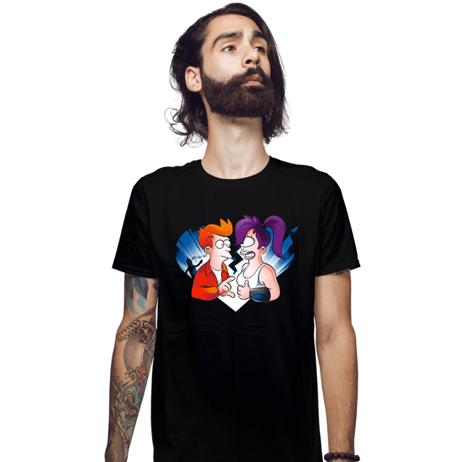 Daily_Deal_Shirts Fitted Shirts, Mens / Small / Black Future Friendzone