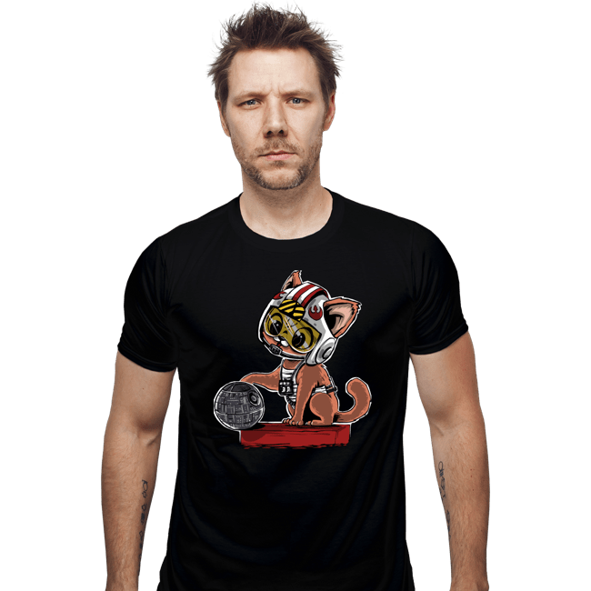 Daily_Deal_Shirts Fitted Shirts, Mens / Small / Black Destroying The Death Star