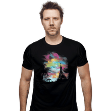 Load image into Gallery viewer, Shirts Fitted Shirts, Mens / Small / Black Sunset On Scarif
