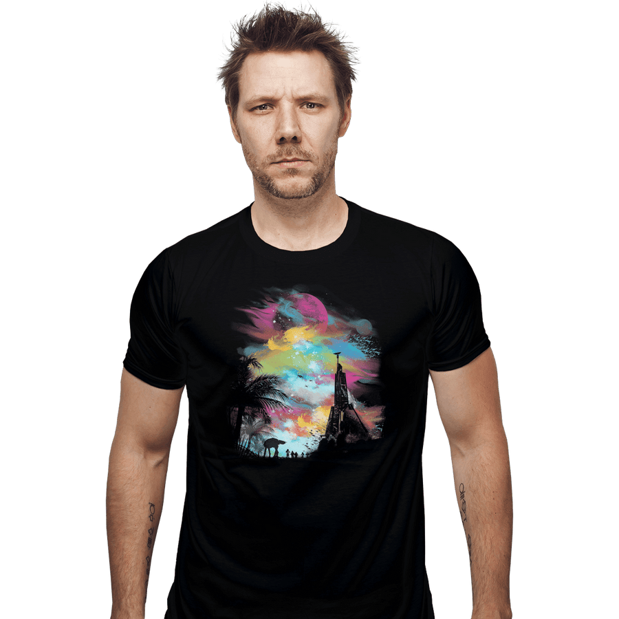 Shirts Fitted Shirts, Mens / Small / Black Sunset On Scarif