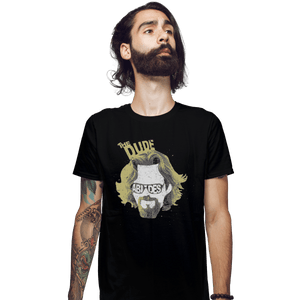 Shirts Fitted Shirts, Mens / Small / Black The Dude Abides