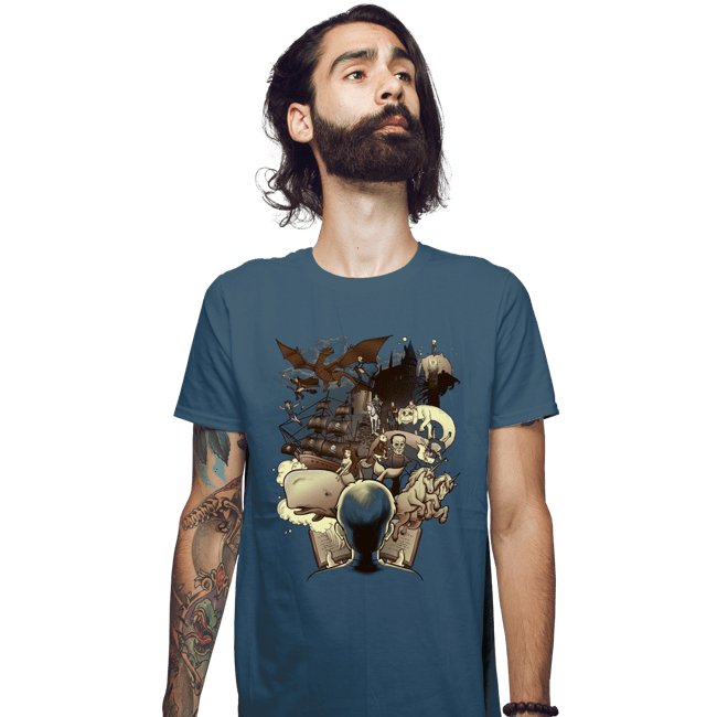 Shirts Fitted Shirts, Mens / Small / Indigo Blue Books